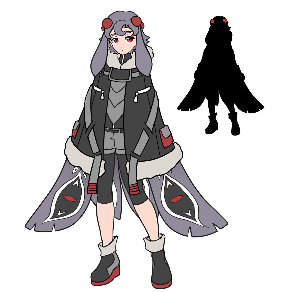 NEW RWBY OC
Mothman but they're an anxiety-filled girl with a big coat