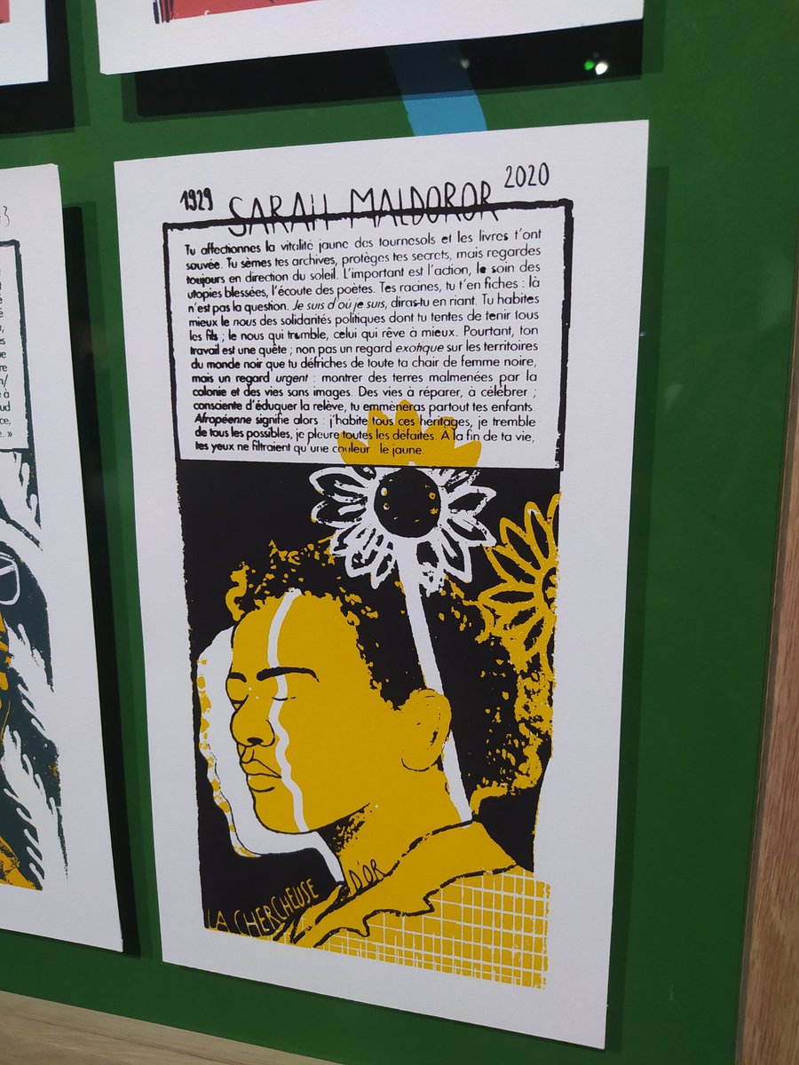 Découverte et immersion dans l'œuvre de Sarah Maldoror hier au <a href="/PalaisdeTokyo/">Palais de Tokyo</a> , quelle femme 🔥💪🏾🎥💛
Il faut y aller, avant le 20 mars !