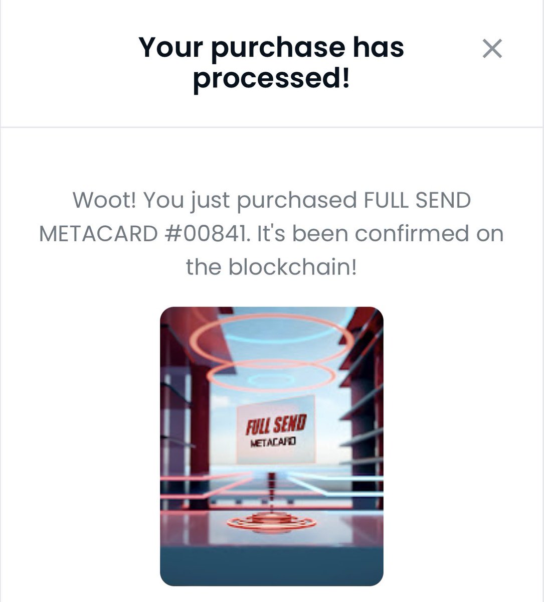 Crypto_Klu's tweet image. 𝚃𝚑𝚒𝚜 𝙶𝚘𝚘𝚗 𝚓𝚞𝚜𝚝 𝚠𝚎𝚗𝚝 𝙵𝚞𝚕𝚕 𝚂𝚎𝚗𝚍! 𝚆𝚒𝚝𝚑 𝚖𝚢 𝚟𝚎𝚛𝚢 𝚘𝚠𝚗 @metacard 𝙴𝚡𝚌𝚒𝚝𝚎𝚍 𝚏𝚘𝚛 𝚝𝚑𝚎 𝚏𝚞𝚝𝚞𝚛𝚎.