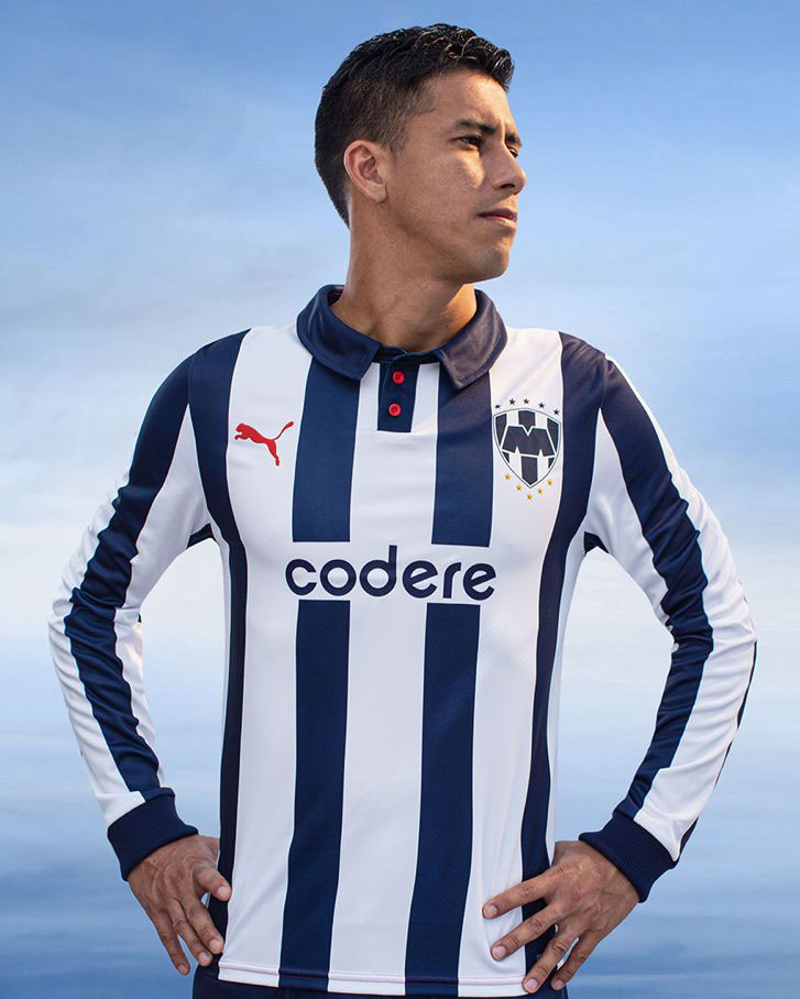 Uniforme Camisa De Rayados Manga Larga Jersey Puma Rayados Mundial