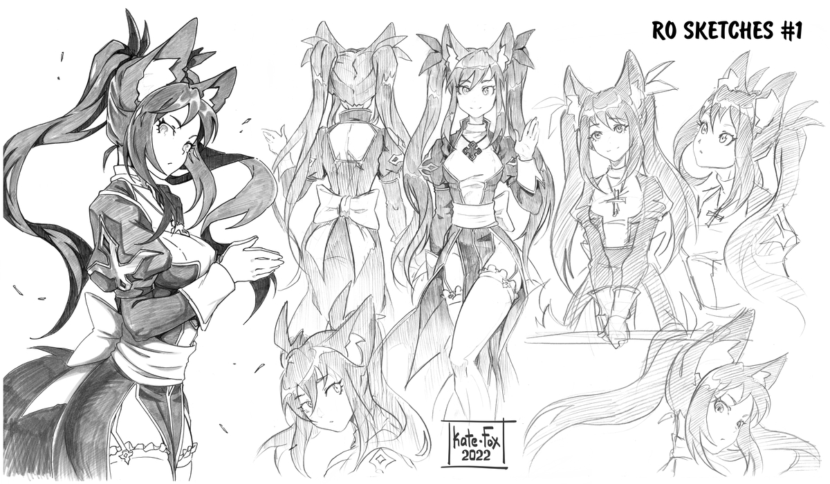 Kate__Fox's tweet photo. New sketches!
She is my High Priest from Ragnarok Online.
^_____^ Really love this old game.
#ragnarok #ragnarok_online #katefox https://t.co/cWEHHHWJhm