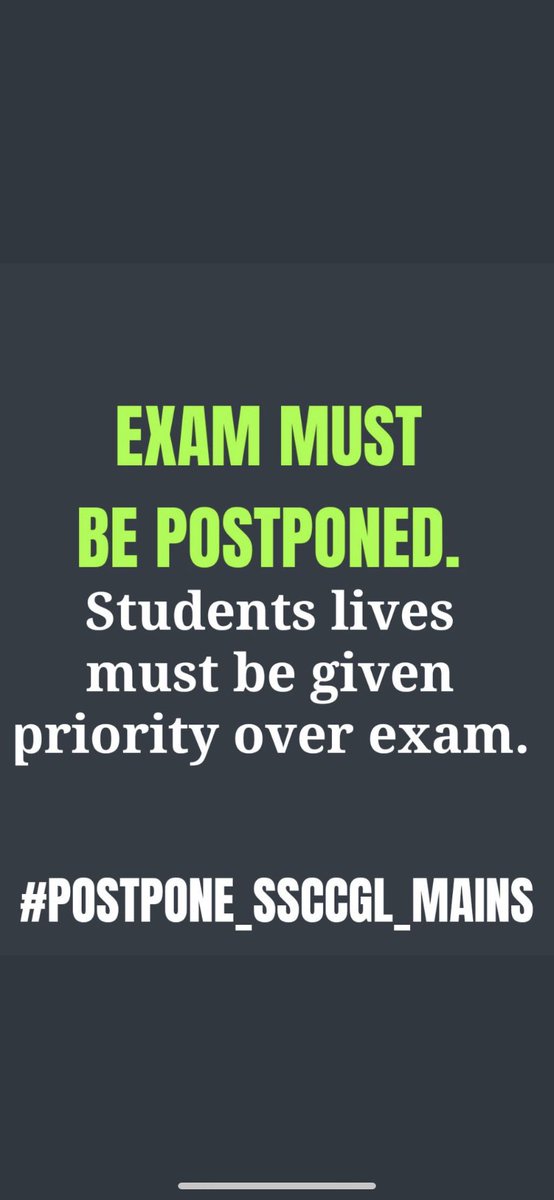 zythophile's tweet photo. #postpone_ssccgl #postpone_cgl_mains_2020 #postpone_cgl_mains2020 #POSTPONE_SSCCGL_MAINS
@SSCorg_in you have postponed selection post IX exams, why can't you postpone SGL mains?
#studentlifematters https://t.co/S4Rf2QkIfw