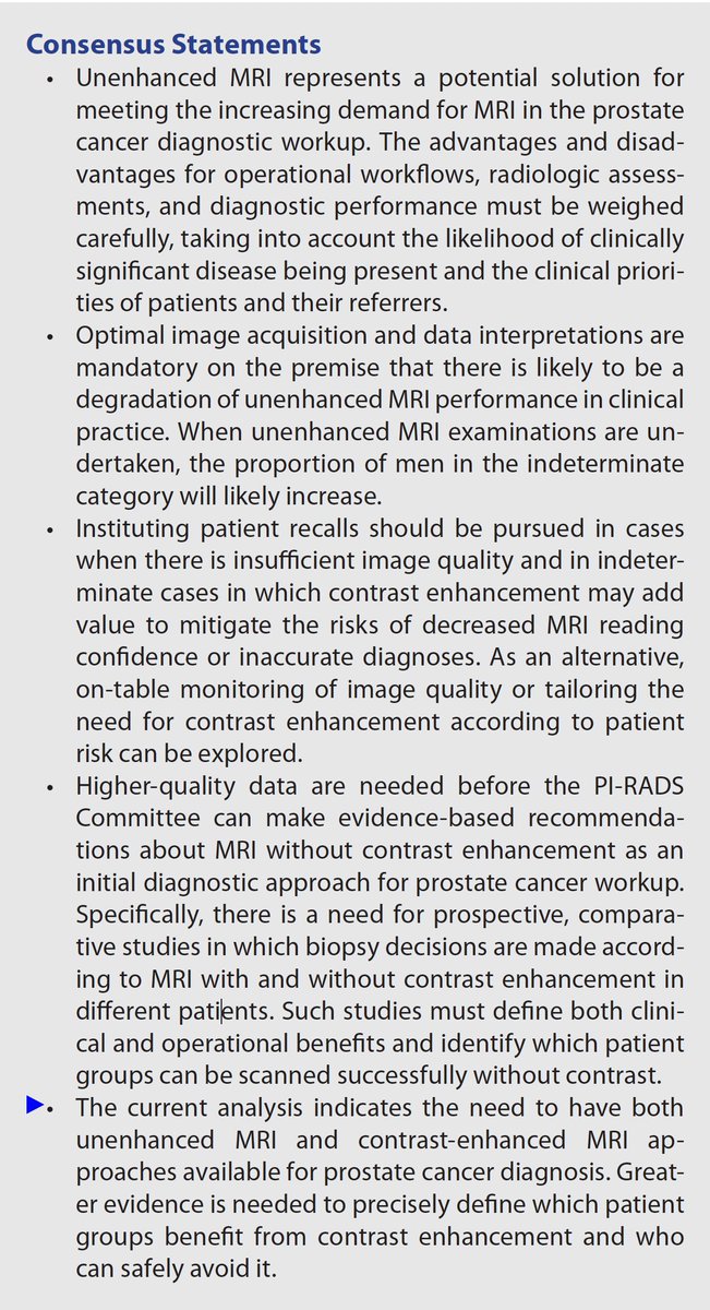 JelleBarentsz's tweet photo. PI-RADS Committee Position on MRI Without Contrast Medium
in Biopsy-Naive Men With Suspected Prostate Cancer

(Schoots et al, AJR 2021;216:1-17
https://t.co/nZHVkiiL6m) https://t.co/36wB5OylYR