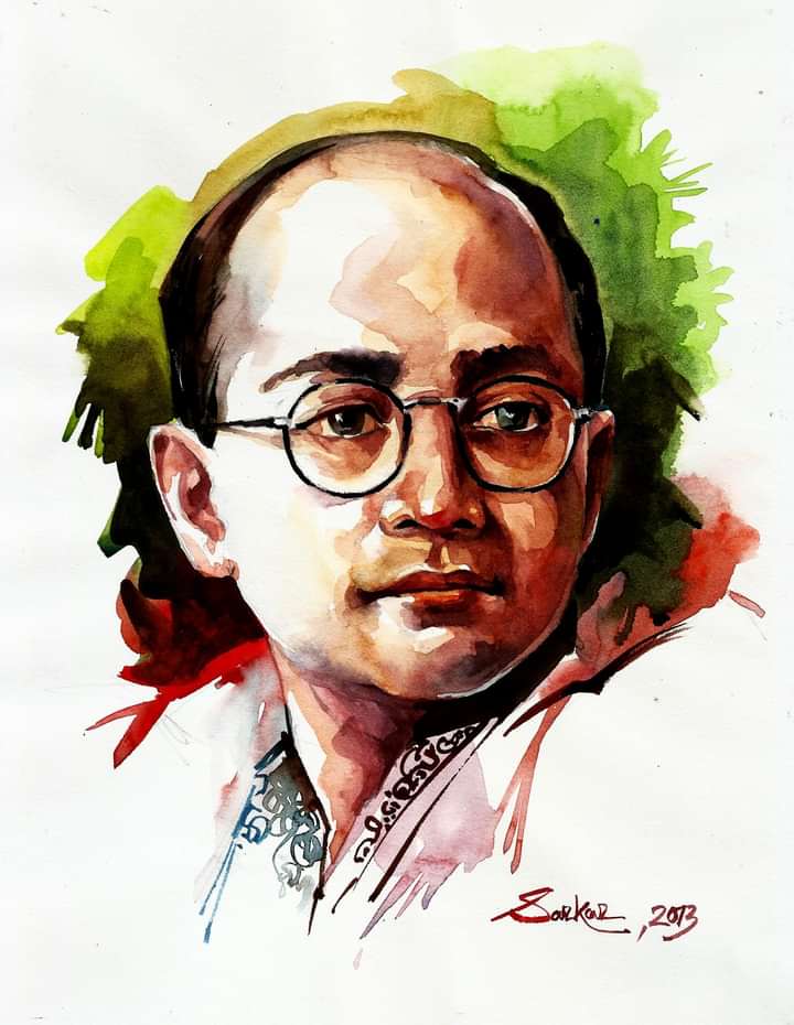 Drawing Netaji Subhas Chandra Bose | T.I.A shorts - YouTube
