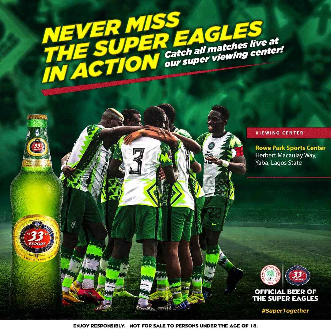 genakhena's tweet photo. Still thinking of where you can watch todayโs big match between Nigeria and Tunisia?
Donโt worry, @33exportnigeria have you covered. Here are venues to cheer the @ng_supereagles to victory.
#SuperTogether #LetsGoNaija https://t.co/Wriv5OyCae