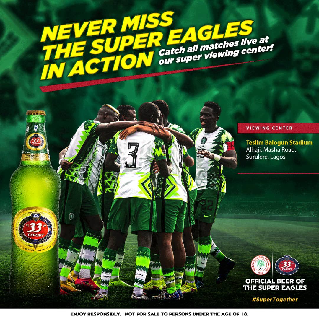 genakhena's tweet photo. Still thinking of where you can watch todayโs big match between Nigeria and Tunisia?
Donโt worry, @33exportnigeria have you covered. Here are venues to cheer the @ng_supereagles to victory.
#SuperTogether #LetsGoNaija https://t.co/Wriv5OyCae
