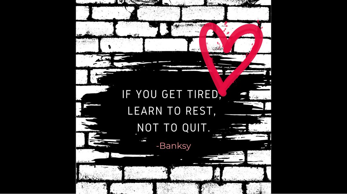 uwgboss's tweet photo. A great reminder here that it's okay to take a break when we need it. Sometimes doing that gives us just what we need to get our energy back so we can pick up where we left off. Take breaks but don't ever give up! https://t.co/ZpXtjWWjoH