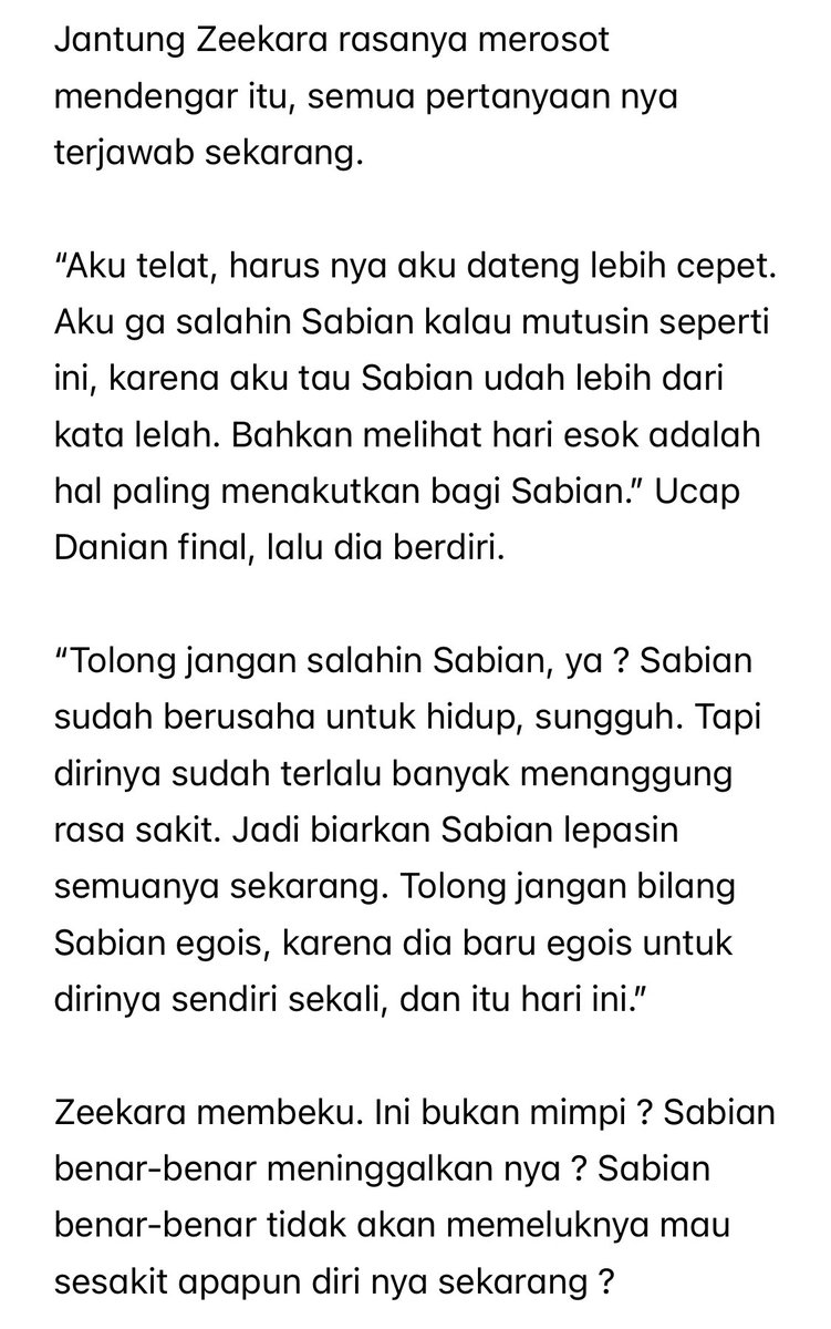 divaslibrary's tweet photo. 441. tolong jangan salahkan Sabian, ya ? Dia pernah berusaha https://t.co/tclF5JQ97a