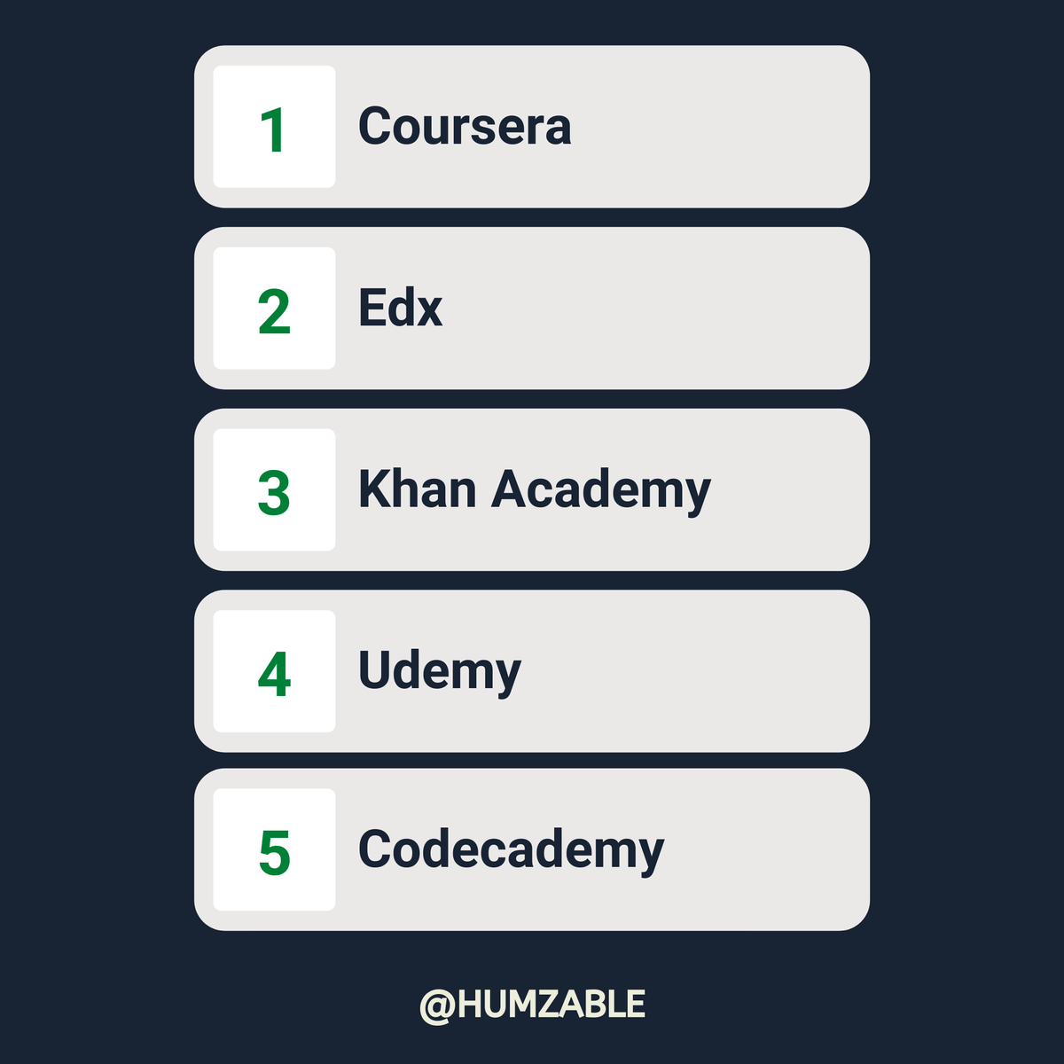 humzable's tweet photo. Free websites to learn skills online. https://t.co/iT04SNj9ka