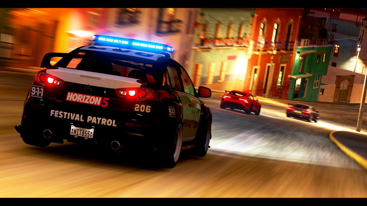 ManBox55's tweet photo. ⚠️WATCH OUT STREET RACERS⚠️
@ForzaHorizon Festival Patrol is out! The "Welcome Pack" Evo X is ready to chase and catch you thanks to an aggressive S1 900 tune made by @punny72 
YOU HAVE NO CHANCE🚓
🎨177 341 611
🛠️148 615 620
@WeArePlayground #forza #ForzaHorizon #ForzaPaintbooth https://t.co/W9cNprSTZI