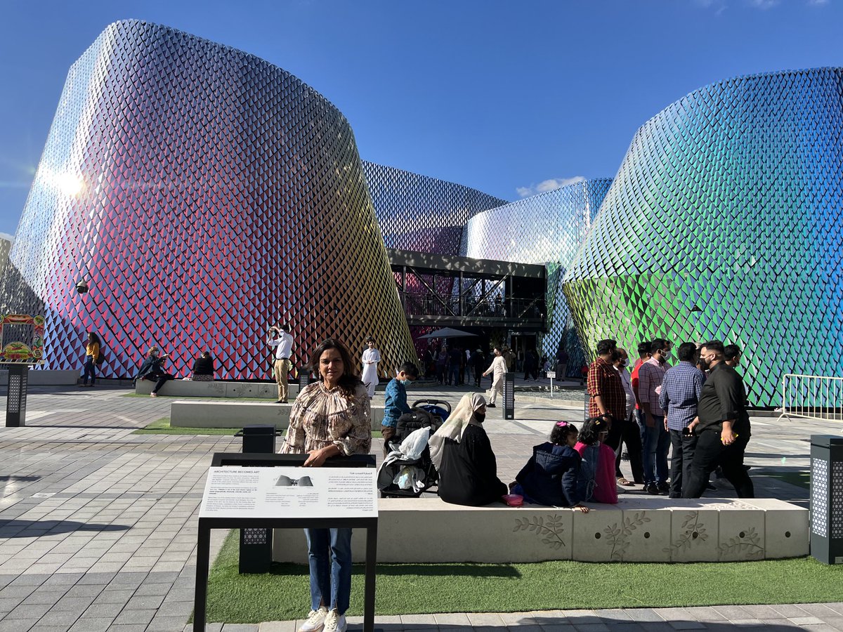 It was lovely seeing the Pakistan Pavilion at the Expo Dubai! Rashid Rana’s wonder ⁦@GovtofPakistan⁩ .. very beautiful and innovative!