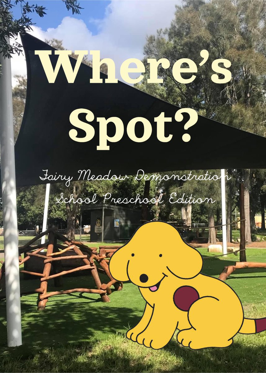 Luci_May11's tweet photo. Where’s Spot? A special Fairy Meadow Demonstration School Preschool edition posted to Seesaw to help build excitement as we transition our newest little learners into our space next week 💛🐶 #FMDS #TeamPreschool #TwentyTwentyTwo #FindingSpotAtPreschool https://t.co/Qx9OMmgtKQ