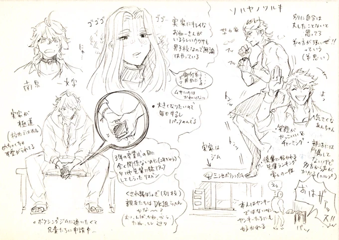 設定を盛りました(学パロソハにゃん) 
