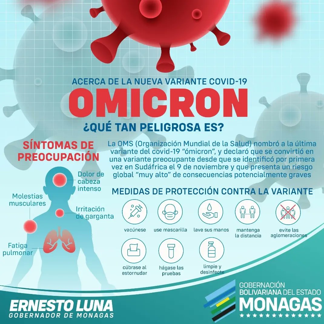 ¡No bajemos la guardia! El coronavirus sigue ahí y es nuestro deber detenerlo ¡Cuidémonos, sabemos cómo hacerlo!

#Monagas #Maturín
