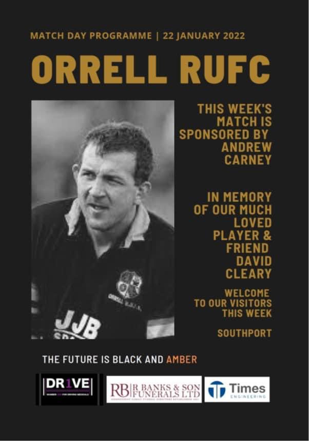 pacarney281161's tweet photo. An absolute brilliant day watching @SouthportRFC play against @OrrellRUFC in memory of my cousin David Cleary - great to see family and friends and some major Orrell legends turned out as well - thank you to Orrell for organising #Clearo ❤️ https://t.co/1tXQrHVVpf