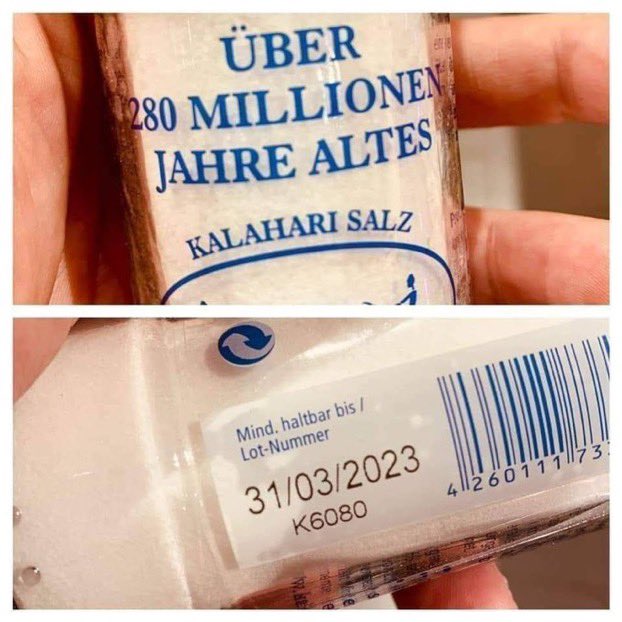 sascha_m_k's tweet photo. Warum das Mindesthaltbarkeitsdatum nicht immer so wahnsinnig aussagekräftig ist und im Kampf gegen die Lebensmittelverschwendung dringend reformiert werden muss. #lebensmittel #Nachhaltigkeit @Umwelthilfe @FoodsharingDE https://t.co/JPITOm77Qx