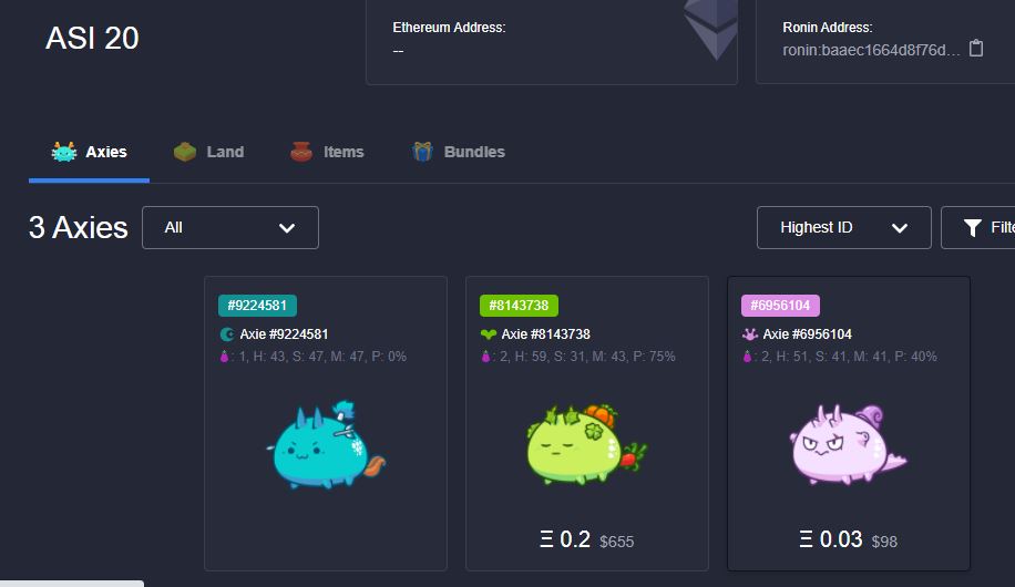 Axies Collection tweet media