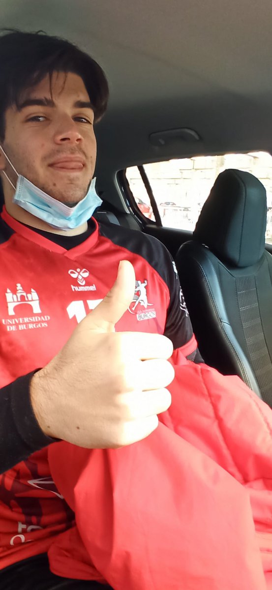 Esta es la mejor imagen de hoy. Marcos González ya de camino a casa. ❤️❤️❤️