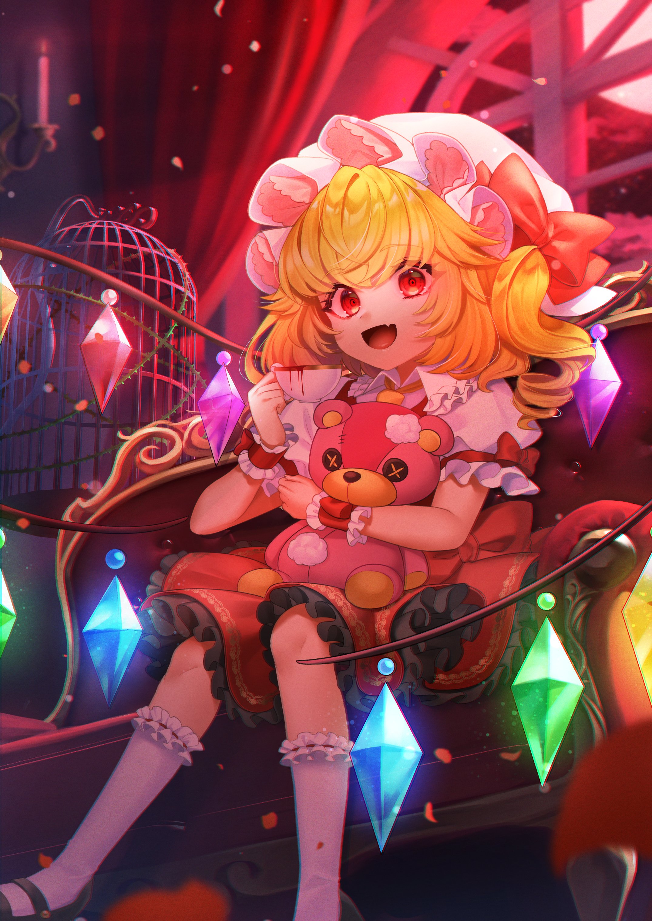 フランドール・スカーレット ブランケット 丸ちゃん。 C79 Happy フランドール・スカーレット ブランケット 丸ちゃん。 C79 Happy