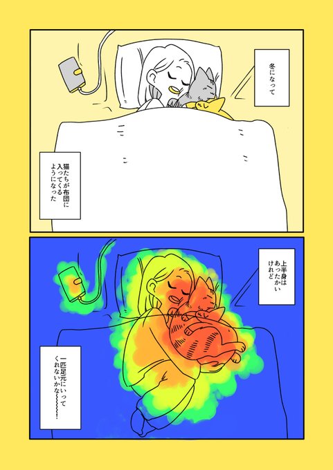 猫と子猫と冬 https://t.co/5IaGlcpwjg 