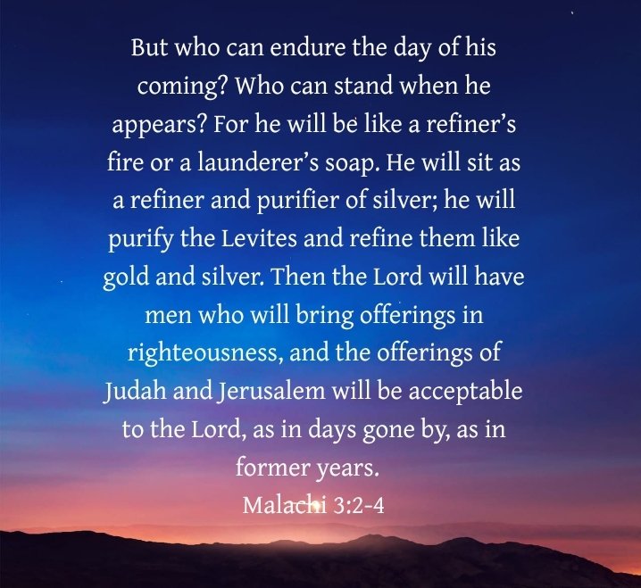 Christ is coming very soon, it will be impossible for us to stand when He appears if we have not received Him as our Lord and Saviour, He will be like a consuming fire that will purify those who have been sealed by the Holy Spirit as Children of God. Don't wait until its too late https://t.co/Zc5aL4F1Xj