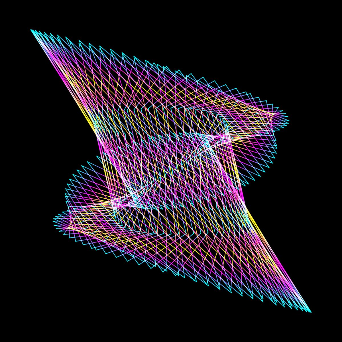 wasilkowski_art's tweet photo. The Math Neon  #abstractart #algorithmicart #codeart #computerart #computergraphics #creativecodeart #creativecoding #creativecode #digitalart #geometricartists #generativeart #generativeartworks #generativedesign #genartclub #proceduralart⁠ #computationalarts⁠ #abstractartwork https://t.co/ZUh8pvfOqt