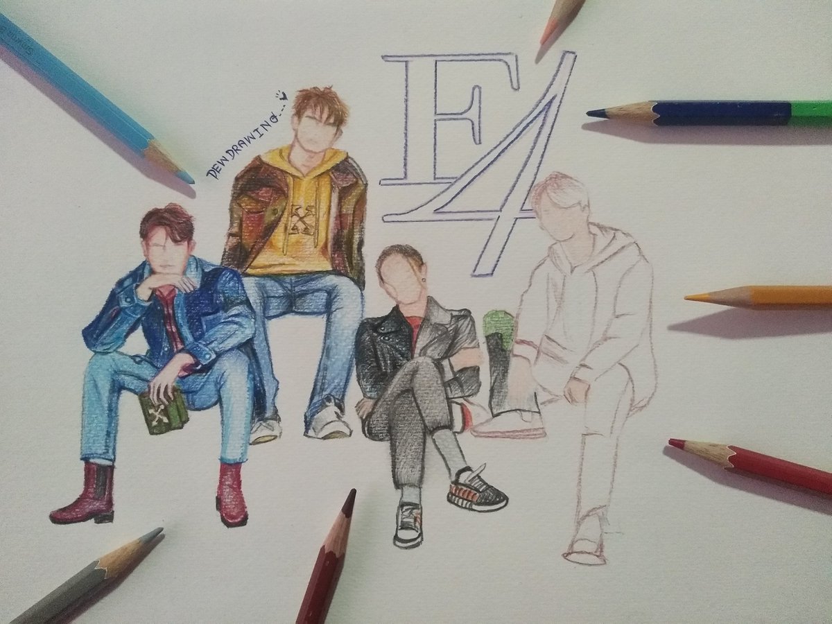 Dewpanja's tweet photo. วาดไปพร้อมๆกับนั่งดูที่ ep. แรก 💙🤘😇 #f4thailand #รักใสใสหัวใจสี่ดวง #F4ThailandEP1 #ArtistOnTwitter #FANART #วาดภาพ #ภาพวาด #drawthisinyourstyle https://t.co/3pYRz5AR1K