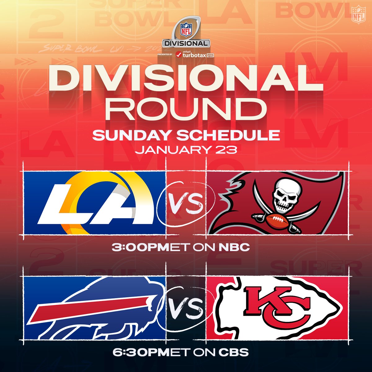 Nfl Schedule January 2022 Nfl On Twitter: "More Playoff Football On The Way. 🔜  Https://T.co/B20Rh6Oo61" / Twitter