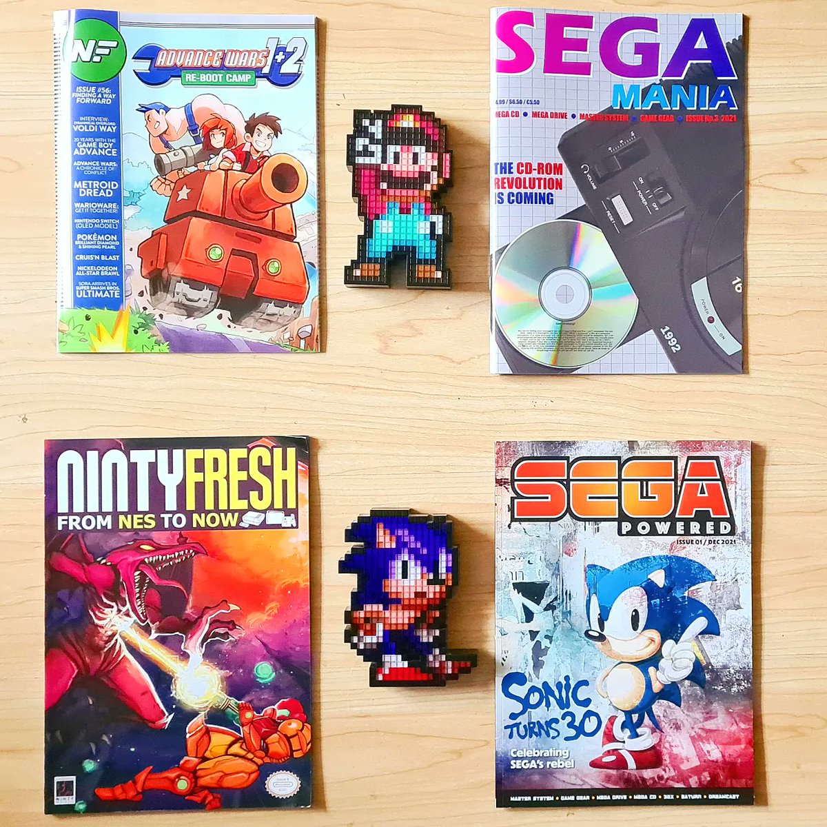 Woody26101's tweet photo. Miss old gaming magazines like me? I've been checking these guys out  and recommend all of them. Check em out if you're interested! 😎👍

@ManiaSega 👈
@NintendoForce 👈
@segapowered_mag 👈
@NintyFreshMag 👈

#SavePrintMedia #Nintendo #Sega https://t.co/fLlokQ86ya