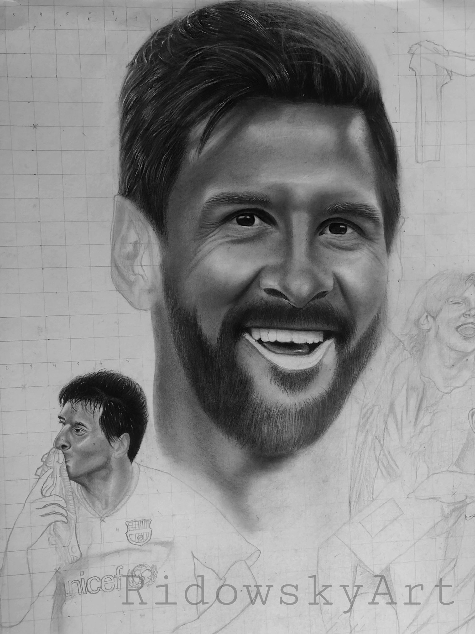 Pencil sketch of MESSI | Realistic sketch - video Dailymotion