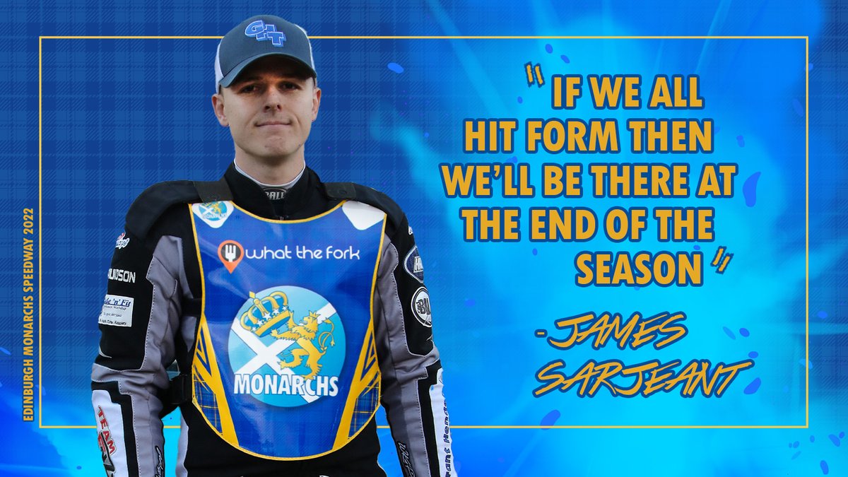 👑 SARJ RARING TO GO: <a href="/jamessarjeant3/">James Sarjeant</a> is back with the Monarchs for 2022! Read more from James ahead of the new season 👉 edinburghmonarchs.co.uk/news-centre/ar…