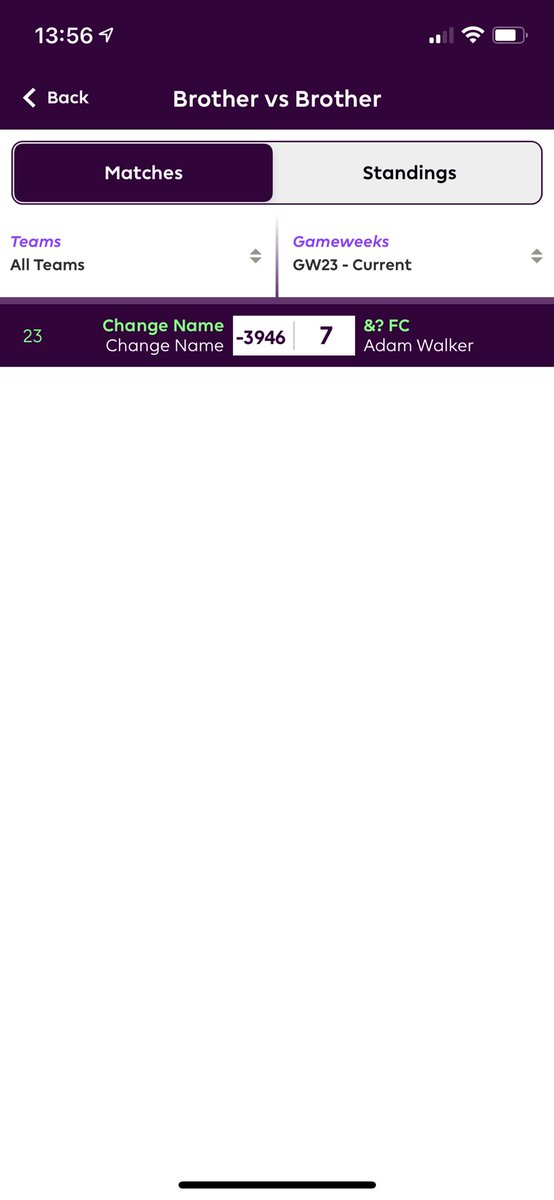 DeanajWalker's tweet photo. Gutted that my fantasy has been hacked but read the names left to right. This is great banter. Ruined my fantasy season but it’s still funny https://t.co/GG4czI8Qsu