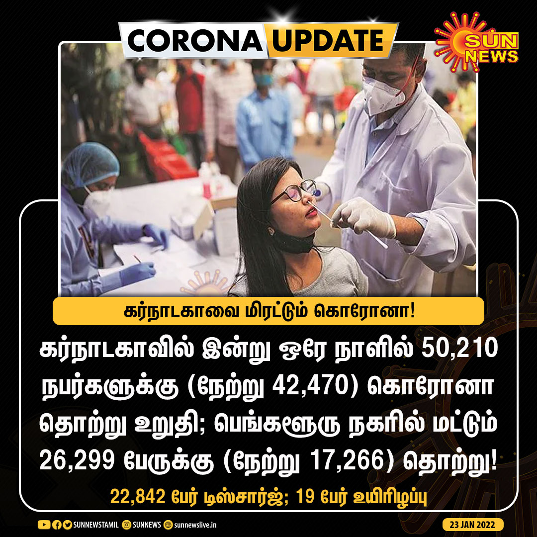 #CoronaUpdate | கர்நாடகாவை மிரட்டும் கொரோனா!

#SunNews | #KarnatakaFightsCorona