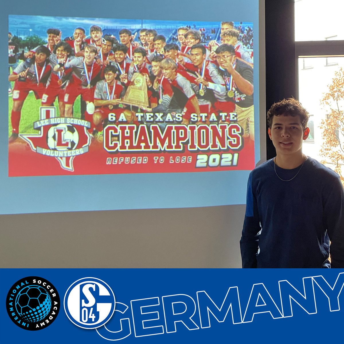 A stellar presentation from <a href="/s04/">FC Schalke 04</a> Integrated Academy midfielder Christian Chandler, who detailed his 2020-2021 Texas 6A State Championship run last year as a sophomore at LEE High School in San Antonio,  Texas ⚽️🏆

#InternationalSoccerAcademy