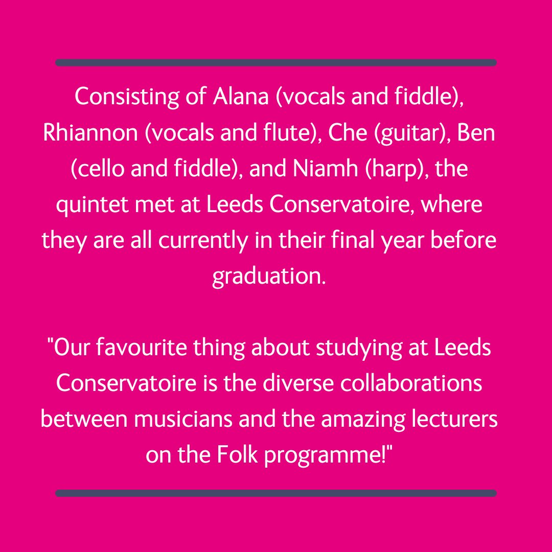LeedsMusicDrama's tweet photo. Our #FeaturedBand this week is 'Helian', a Five-piece Folk band based in Leeds!
You can catch Helian playing at Hyde Park Folk Club on 30 Jan! Later this year, they will also be playing Sidmouth International Folk Festival and Southwell folk festival. https://t.co/USFDJqjtvM https://t.co/TyzseePswz