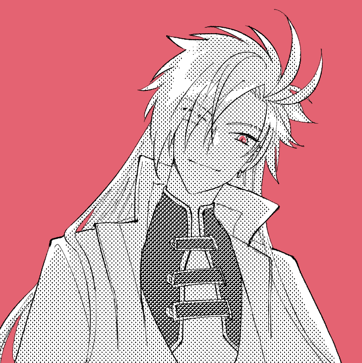 長髪の男のポニテがすきって言ったけど勿論下ろしてるところもすきです のあのイラスト
