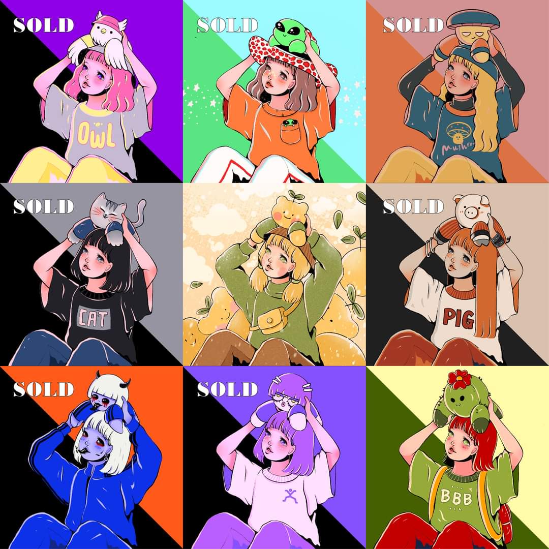 1 left + Wonderpal fanarts 💛💚 cute cute 💫