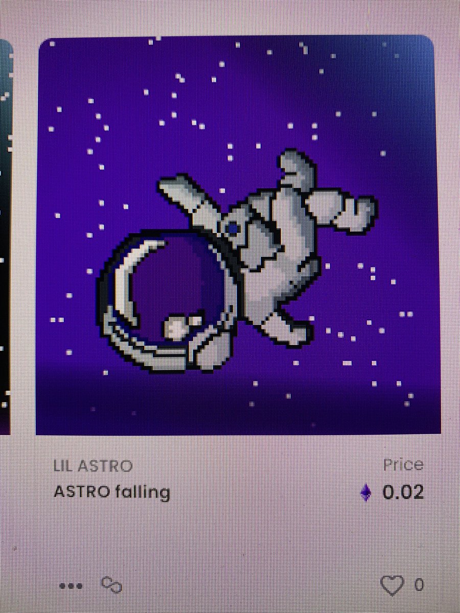 SRH052's tweet photo. @NFT_R3X https://t.co/xvgUTjXc6W 1 of 5 colours for the Lil ASTRO falling https://t.co/VnxQnViaJs