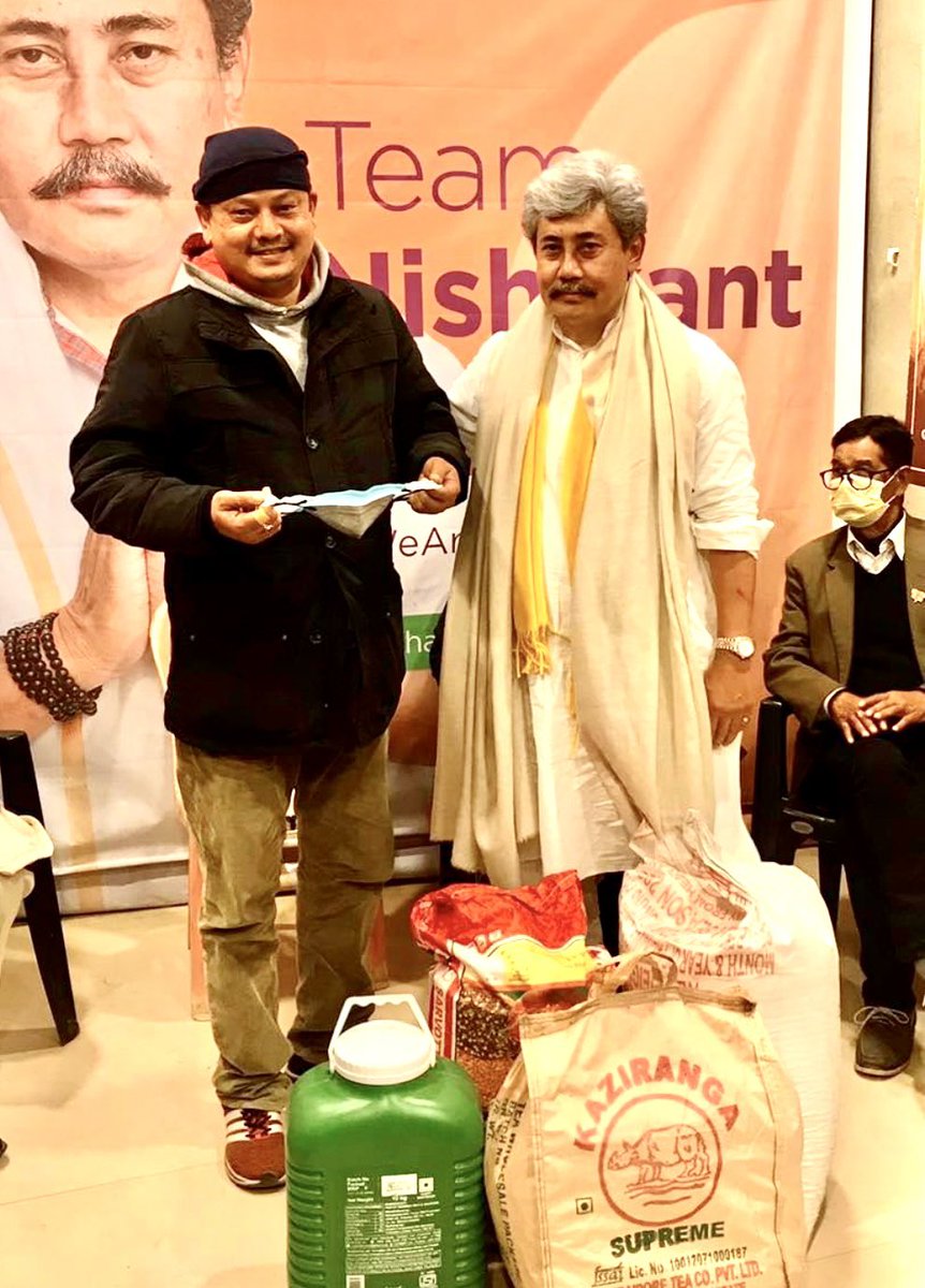 #StrongerTogether 
Thank you Shri Priyojit Salam of Kangjam Leikai (Keisamthong Ac) for your support to Team NISHIKANT. 🙏🙏🙏
<a href="/AShardaDevi/">Adhikarimayum Sharda Devi</a> <a href="/abhaygiribjp/">Abhay Giri</a> <a href="/JPNadda/">Jagat Prakash Nadda</a> <a href="/byadavbjp/">Bhupender Yadav</a> <a href="/AmitShah/">Amit Shah</a> <a href="/TheAshokSinghal/">Ashok Singhal</a> <a href="/sambitswaraj/">Sambit Patra</a>