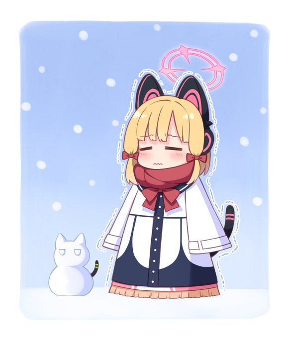 「獣娘 雪だるま」のTwitter画像/イラスト(人気順)