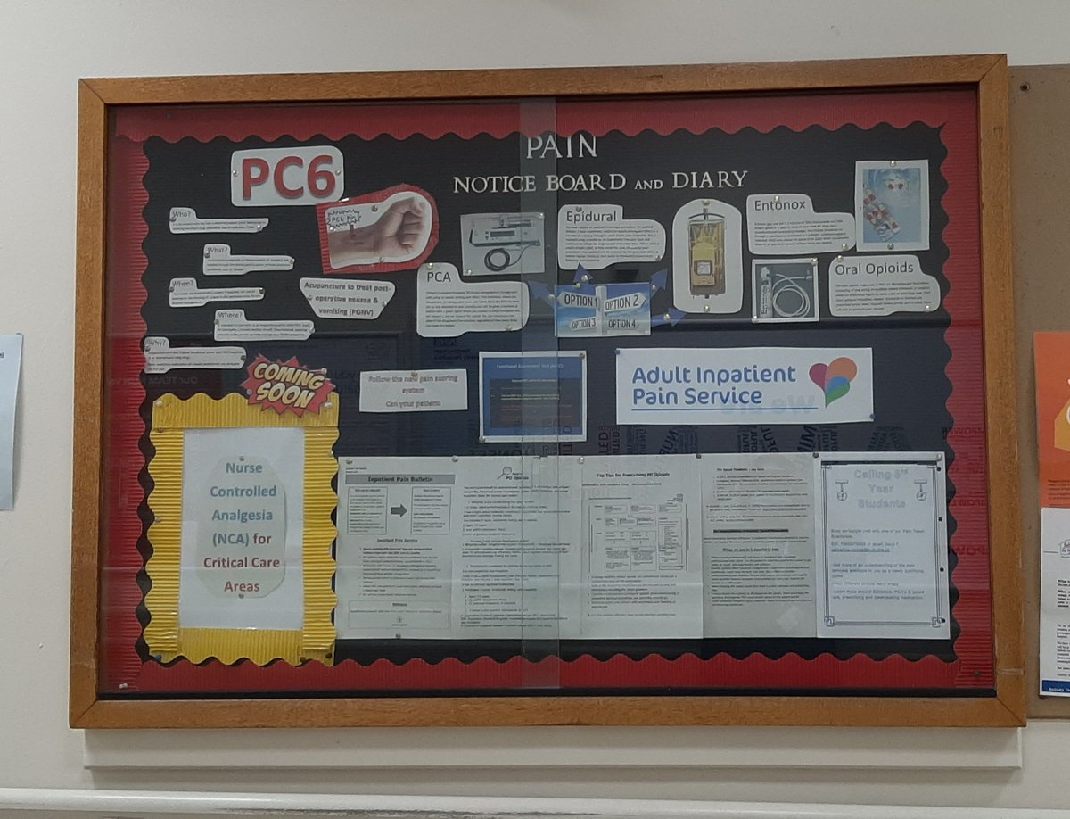 See our notice board at City North corridor for NUH Pain updates &amp; quarterly news letter.<a href="/hpainmanagement/">NUHpainteam</a> <a href="/JulieLines5/">Julie Lines</a> <a href="/LG92tbmd/">LizzieG</a> @TeamNUH <a href="/cara_alice/">Cara Mather-Craddock</a> @effectsite