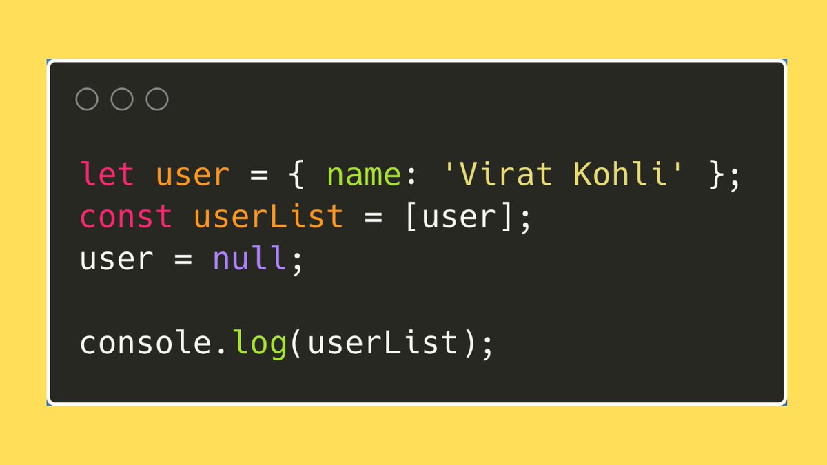 jain_harshit's tweet image. ⌛ Javascript Quiz Question

What would be the output of this code snippet and why?

#js #javascript #quiz