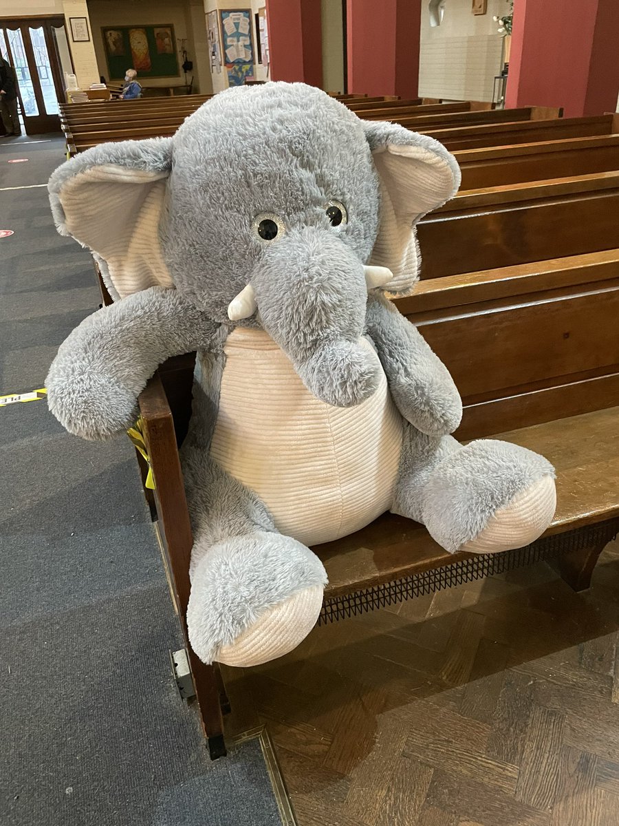 Thank you to our young people at St Luke’s for naming our new church elephant. Introducing “Ellie Jennie Smelly Figus Elephant”! We talked about how elephants are famous for never forgetting and that we should also never forget that every one of us is loved by Jesus 🌈🙏😊✝️