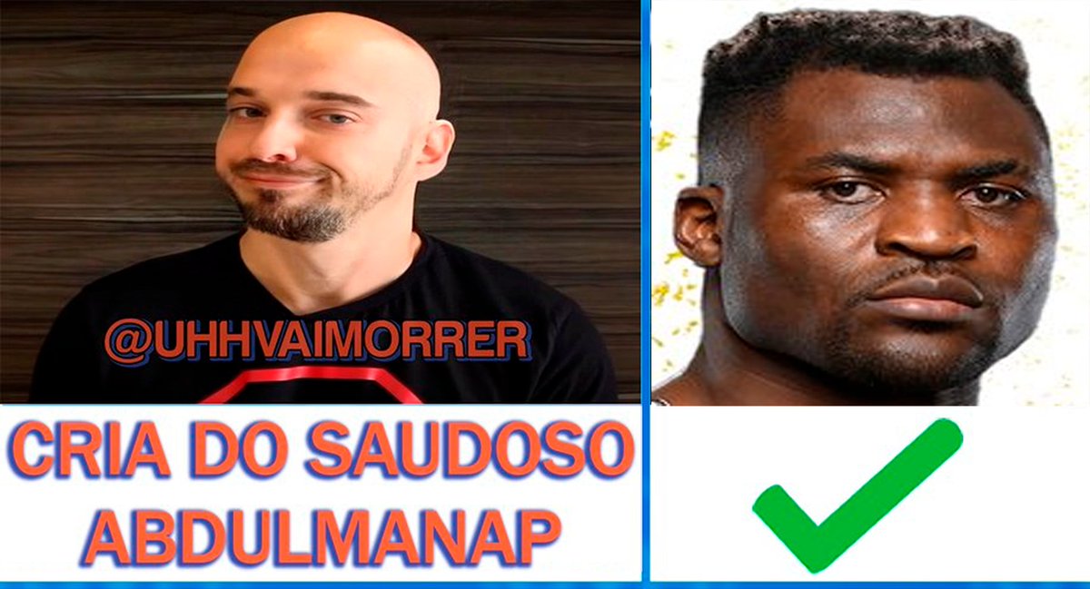 uhhvaimorrer's tweet photo. Boa tarde, só passando pra deixar essa atualização 👍
#DeivesonNoCombate
#UFC270
#Ngannou
#MMA https://t.co/bMQn1hI0xP