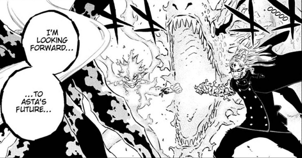 ShadzMangaOnly's tweet photo. Sharing Salamander has some big implications.. 👀 It's shown to be more instinctual compared to other spirits. Perhaps Tabata's matching their personas to their element. Building a slow affinity to the Vermilion house could be big for Leo's future.
#BlackClover320 #ShadzBC #BC320 https://t.co/4PorOsgJ9f