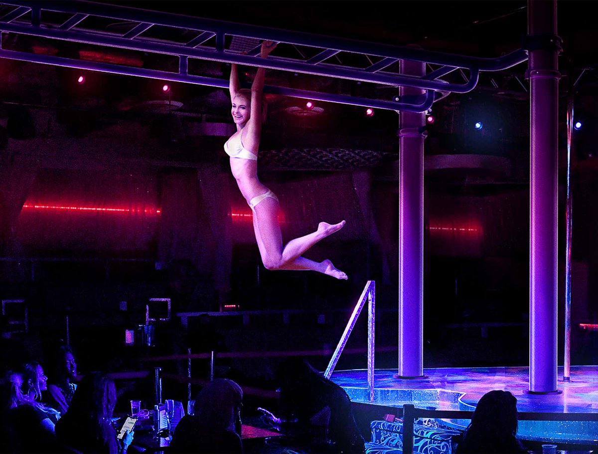 TheOnion's tweet image. Club’s New Monkey Bars Allow Strippers Greater Freedom Of Movement bit.ly/3Irhzm6
