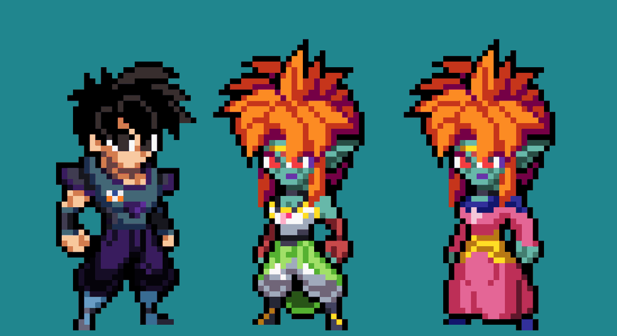 ramon_ssj's tweet photo. last year's commissions from @crawfordgraham2 #Ulsw #Dragonballxenoverse2 #pixelart https://t.co/GNqtySbJIv
