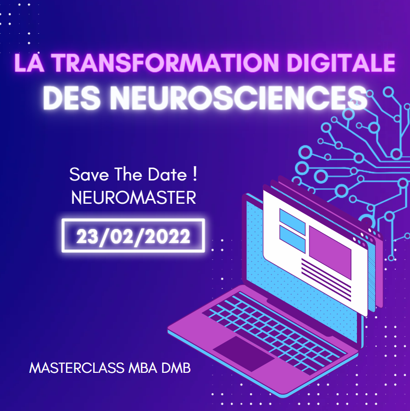 SAVE THE DATE ! 🗓️
La #Masterclass du cerveau arrive à grands pas et vous prépare 2 heures sur sa transformation #digitale !
 
👉 Rendez-vous dans 1 mois ! 
23/02/2022, Boulevard Raspail et sur Teams 😊 

#mbadmb #neurosciences