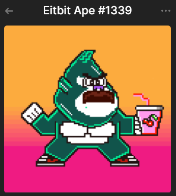zerpajose's tweet photo. It's great to win a giveaway, this was an #eitbitape from @apeXit_finance discord, congratz to me! 🥳 https://t.co/yAhDBrxRWa