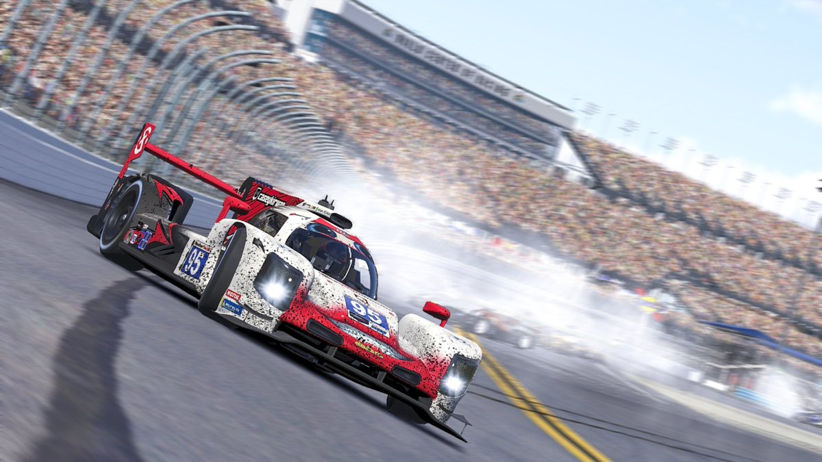 M_Ganzoo's tweet photo. .@CaseyKirwan23 stream titles never lie. "2 Lap Comeback POV" actually happened. After 10 hours of full sending to catch back up, we actually won the dang thing. 20 years of trying, 20 years of frustration, the Radiator Springs Kerchoos WIN the @iRacing @DAYTONA 24‼️ https://t.co/H0KF3oiInl
